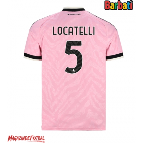 Juventus Manuel Locatelli #5 Tricou Fotbal Replică 2026-27 Barbati Deplasare Juventus Manuel Locatelli #5 Tricou Fotbal Replică 2026-27 Barbati Deplasare